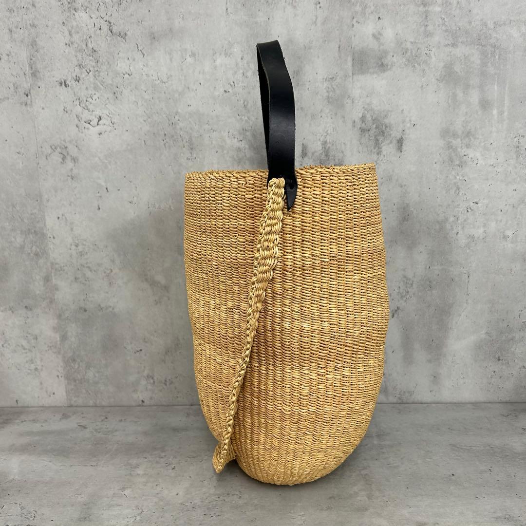 美品 INES BRESSAND RIBBON TAIL バッグ かご バッグ