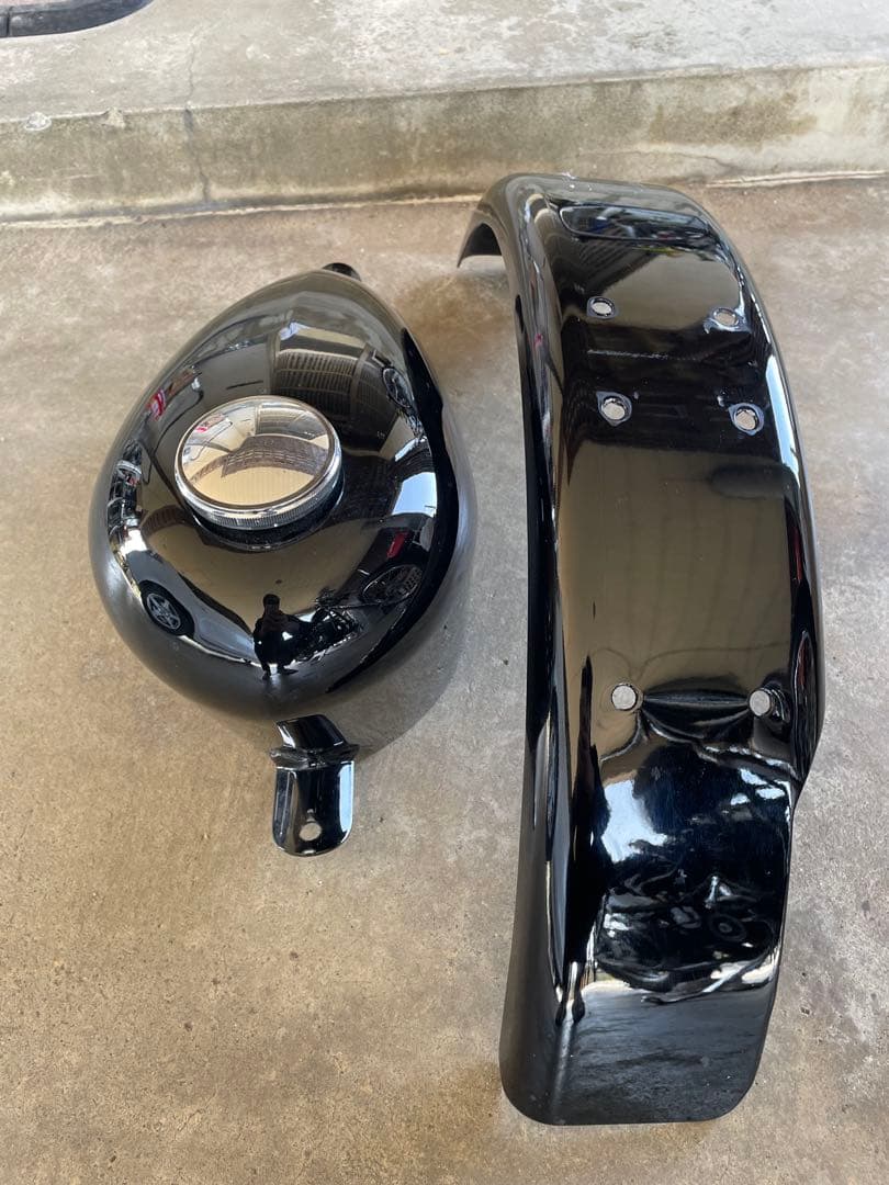 ショベルヘッド　タンク　フェンダーセット パンヘッド