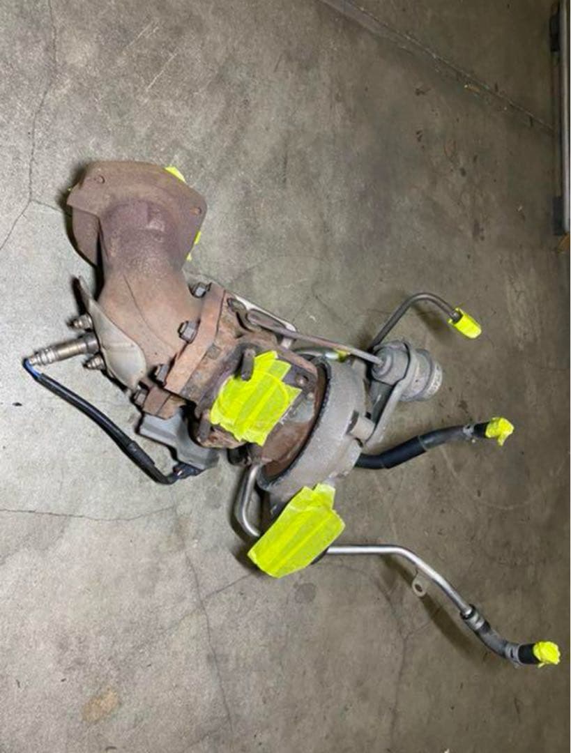 jzx100 1JZ 純正 タービン エキマニ