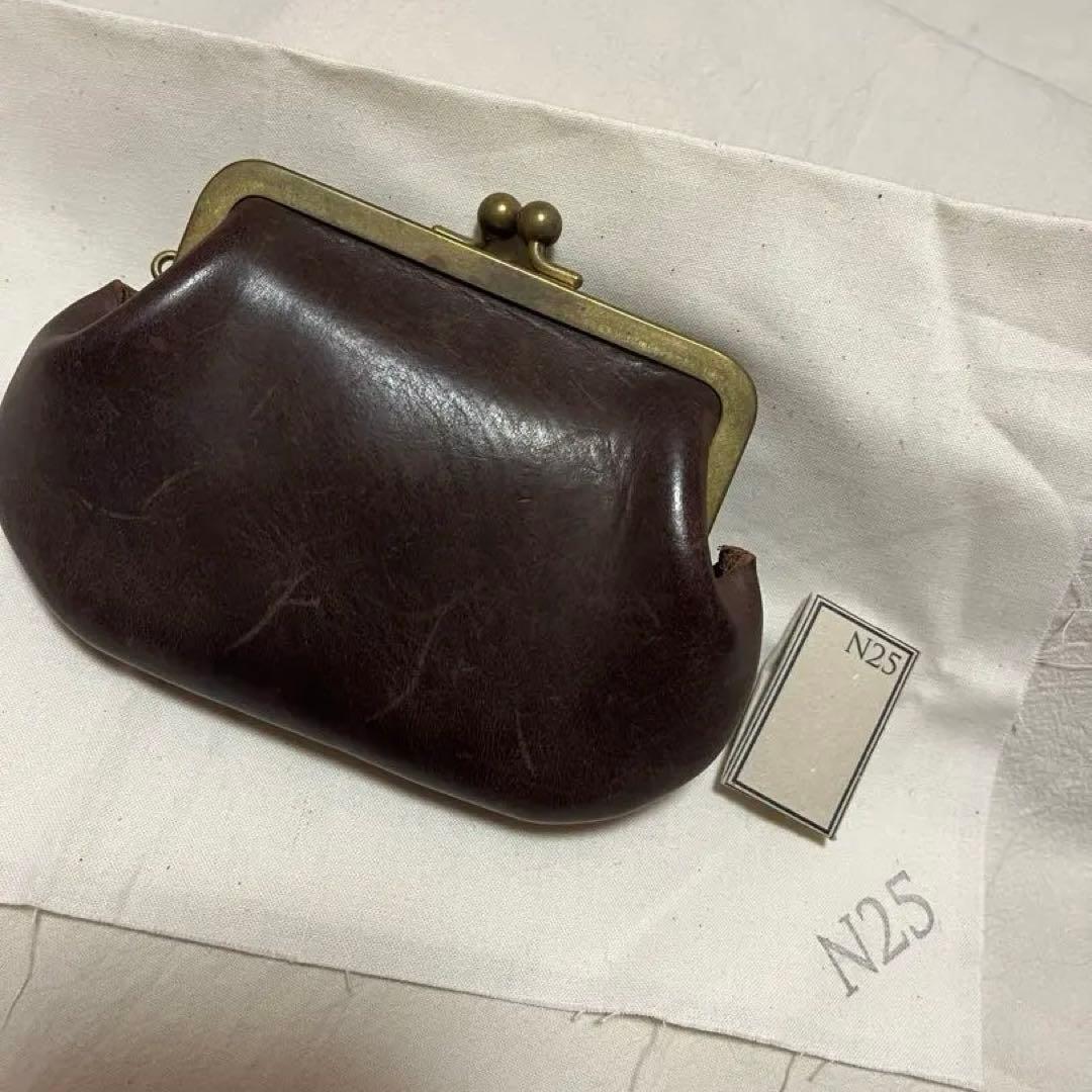 N25がま口財布　未使用に近い
