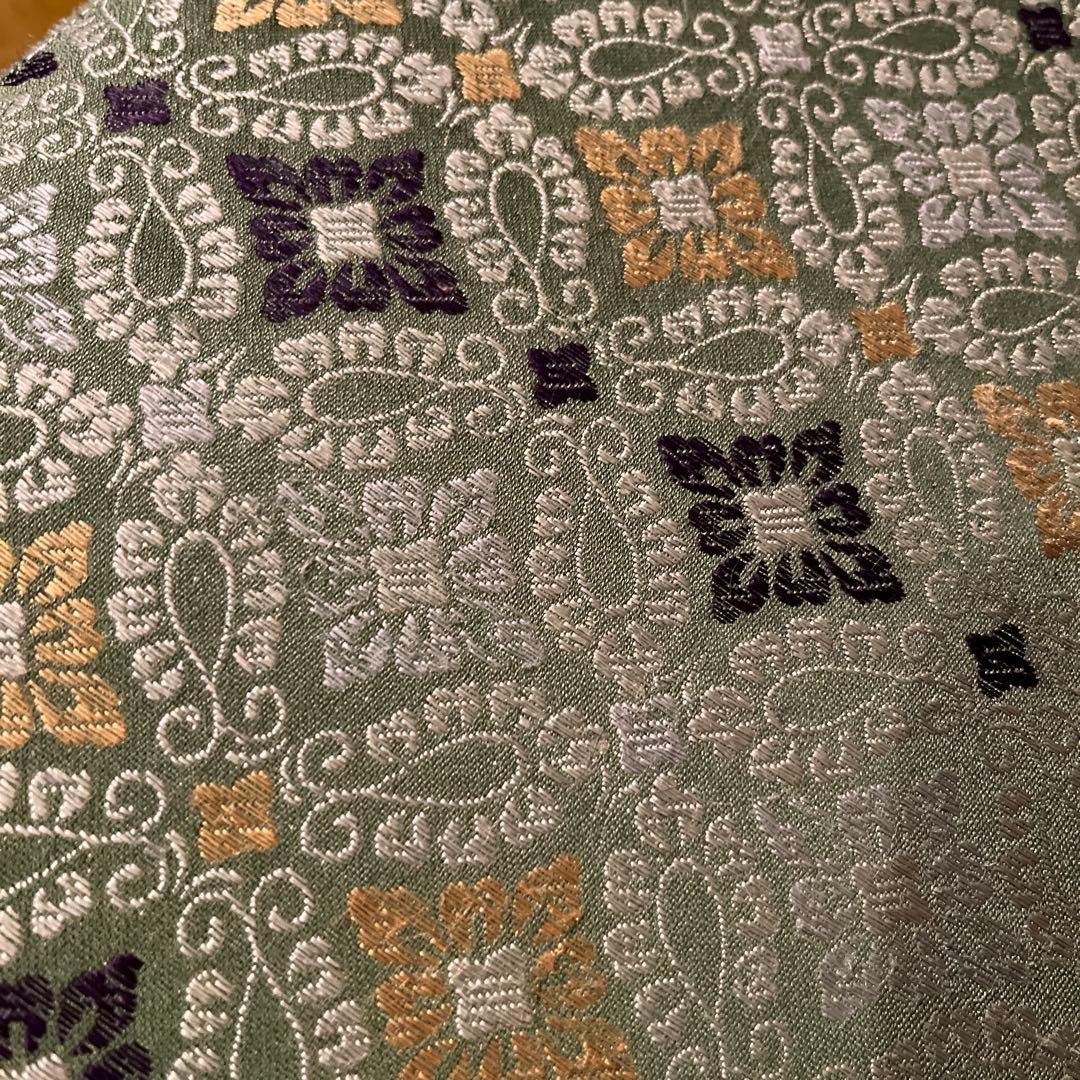 昭和レトロ　クッション付きスツール　椅子　オットマン　木製美品　アンティーク