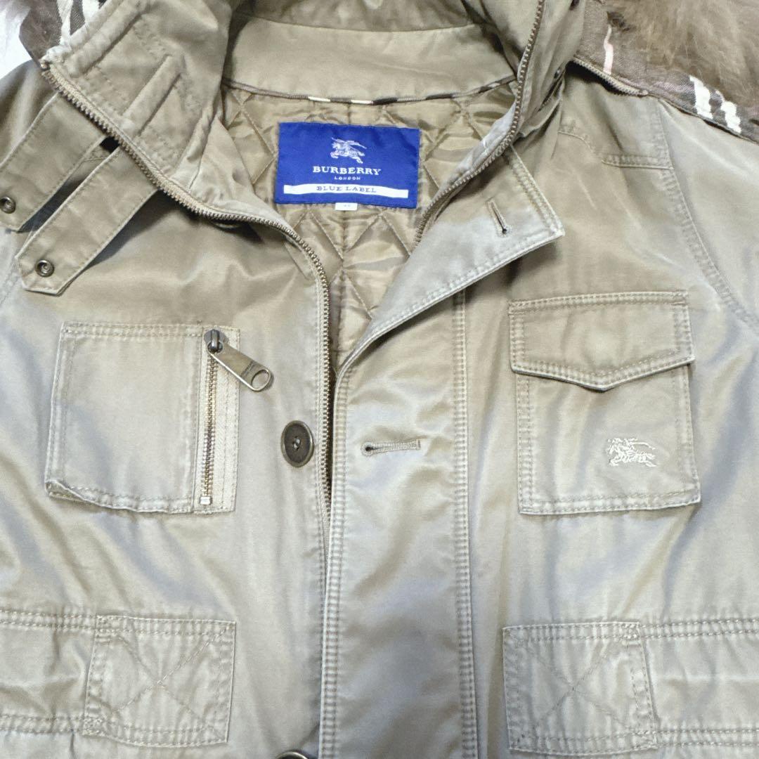 サリーさま♡【BURBERRY】バーバリー モッズコート カーキベージュ40