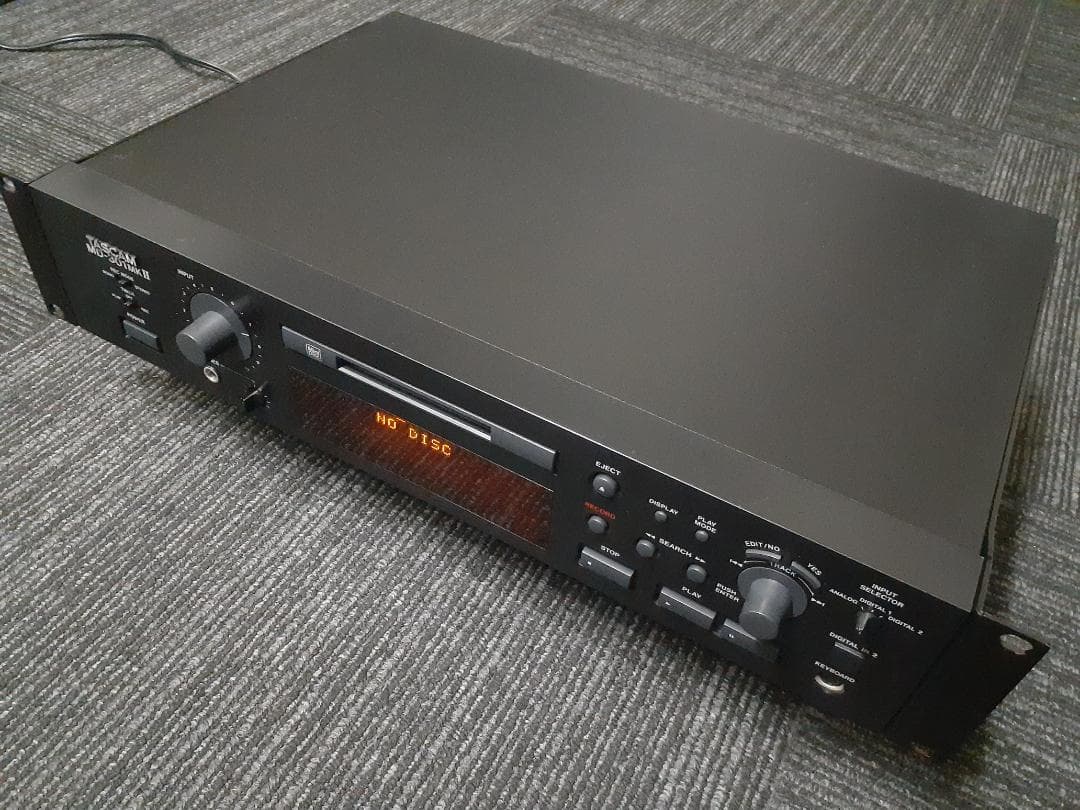 録音再生OK！TASCAM MD-301MK2 業務用MDデッキ おまけ多数あり