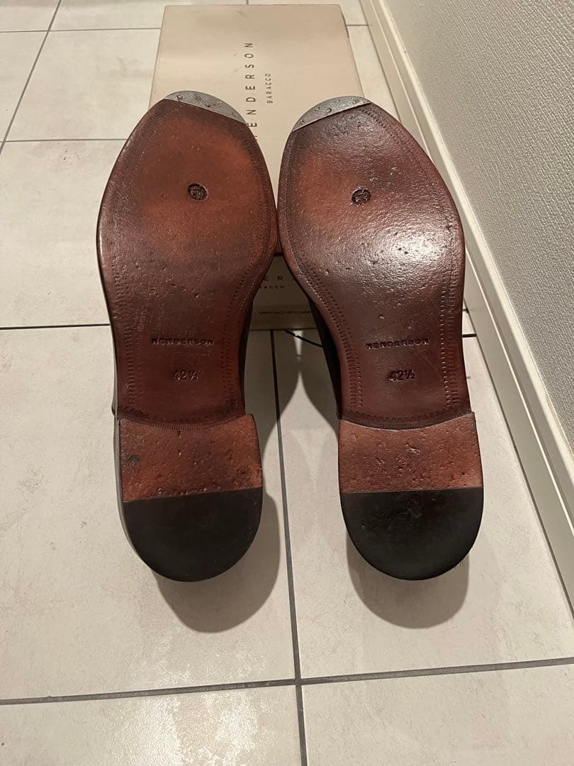 ほぼ未使用) イタリア靴 HENDERSON BARACCO