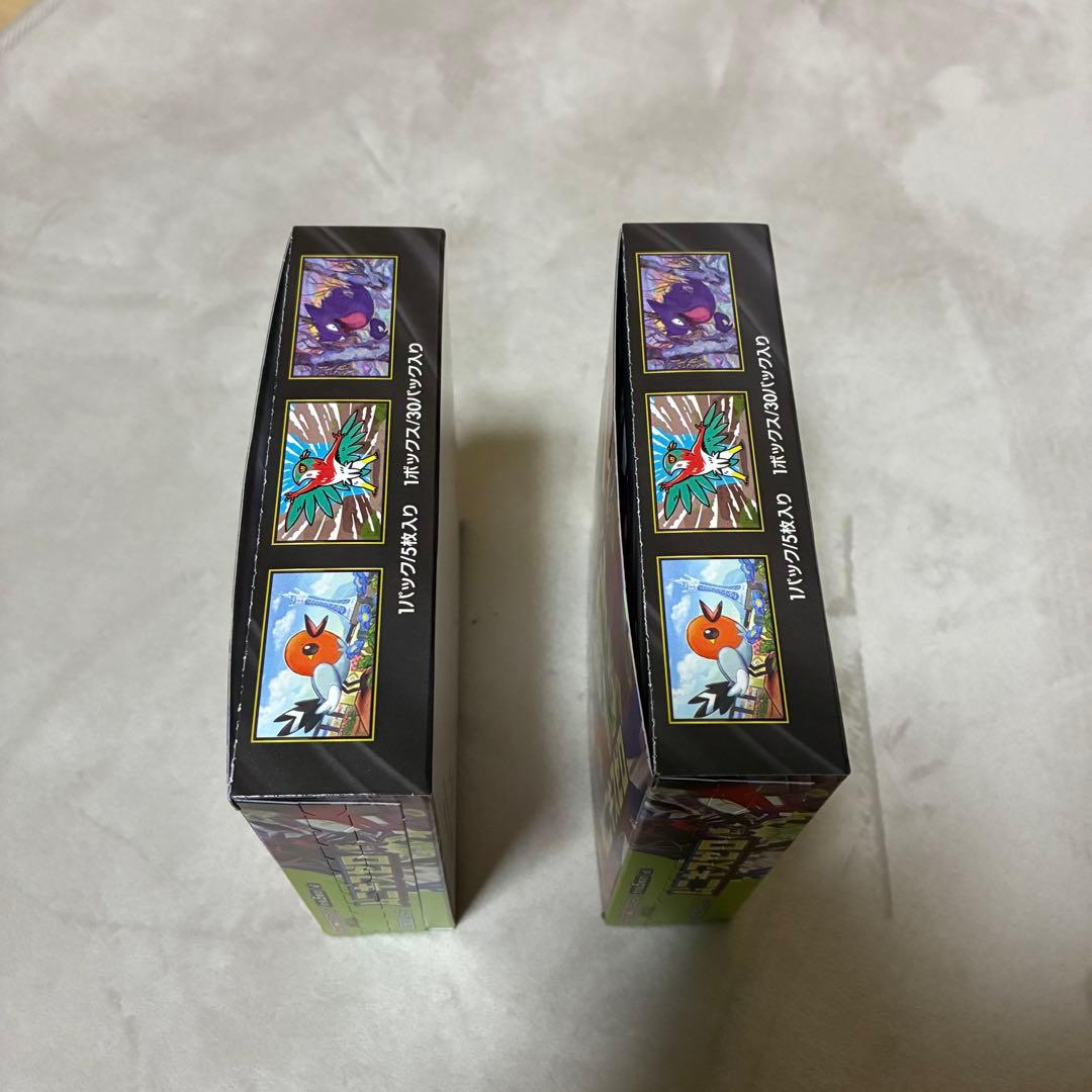 美品　ポケモンカードMEGA ムニキスゼロ2BOX シュリンク無し ぺりぺり付