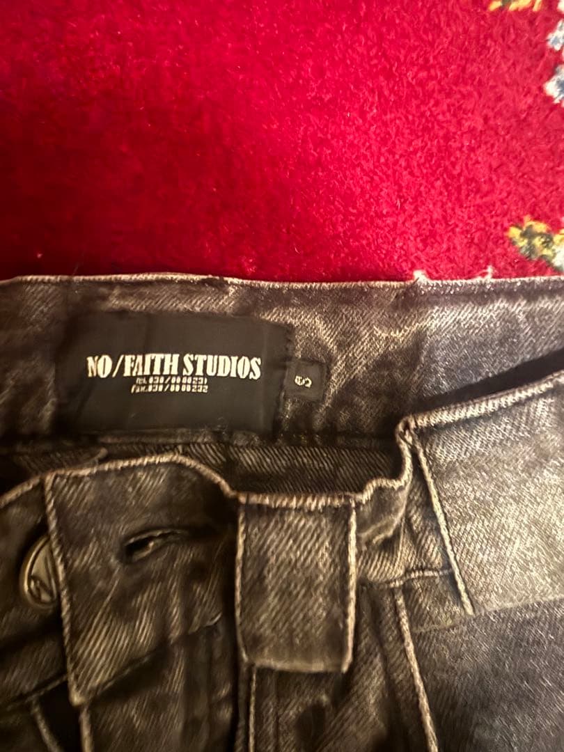 パンツ NoFaith studious SUN FADED BAGGYDENIM S