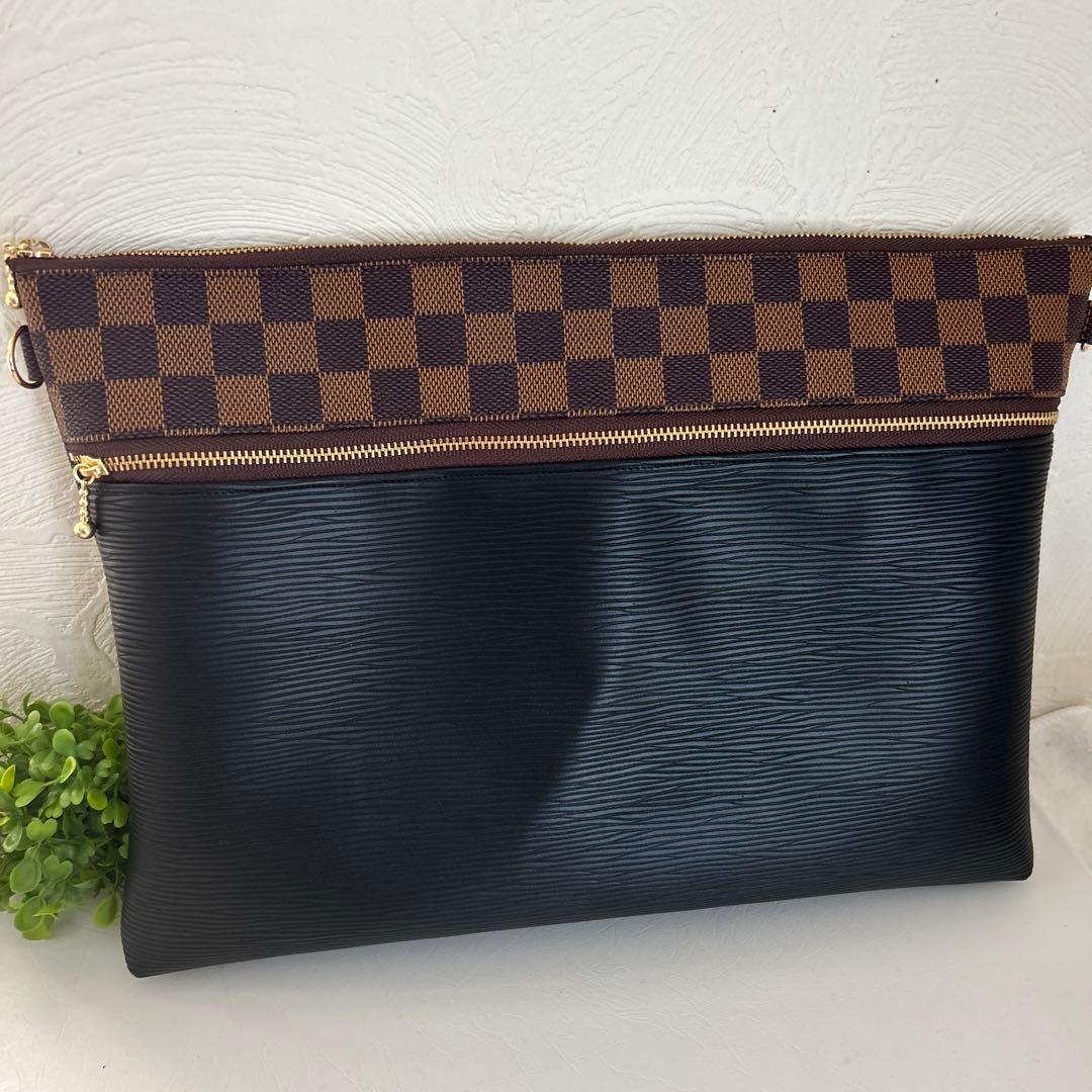 いっちゃんページ　ハンドメイド　市松模様　バッグ　ポーチ