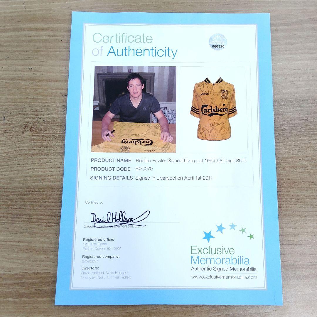 n*l様 LL0606◇0411　ロビーファウラー　リバプール　直筆サイン入りユ