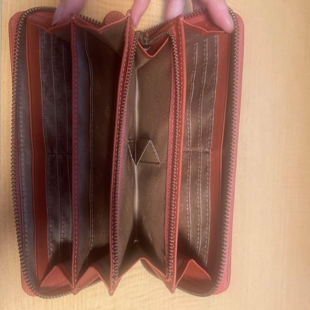 ダコタ ラウンド長財布 カバロ イタリア製牛革　馬柄