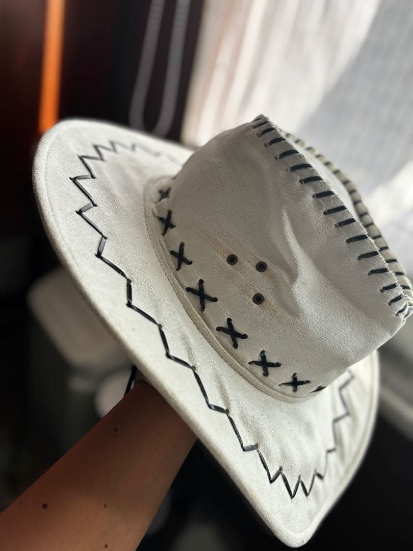 猪木氏の直筆サイン　カウボーイハット