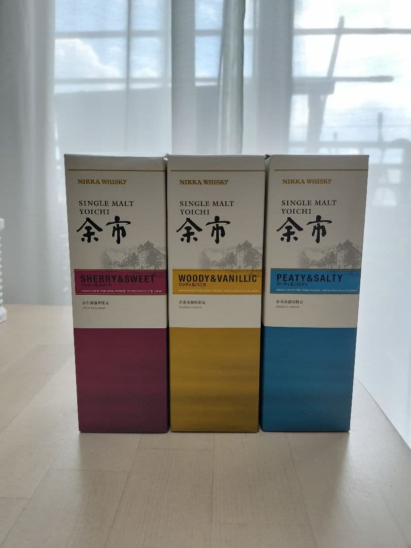 ニッカ シングルモルト余市 余市蒸留所限定 180ml 3本セット