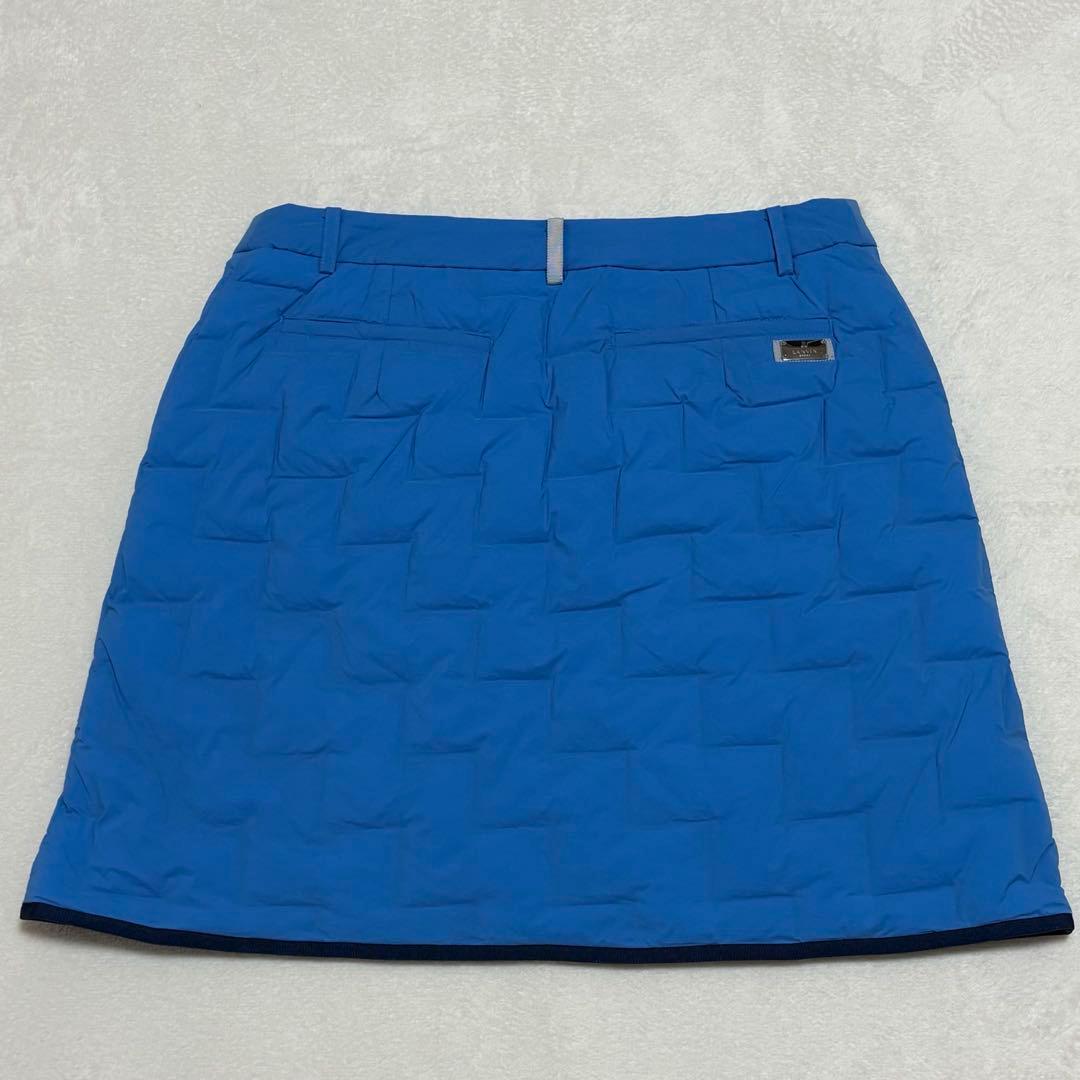 LANVIN SPORT ランバンスポール 中綿キルティングスカートブルー 42
