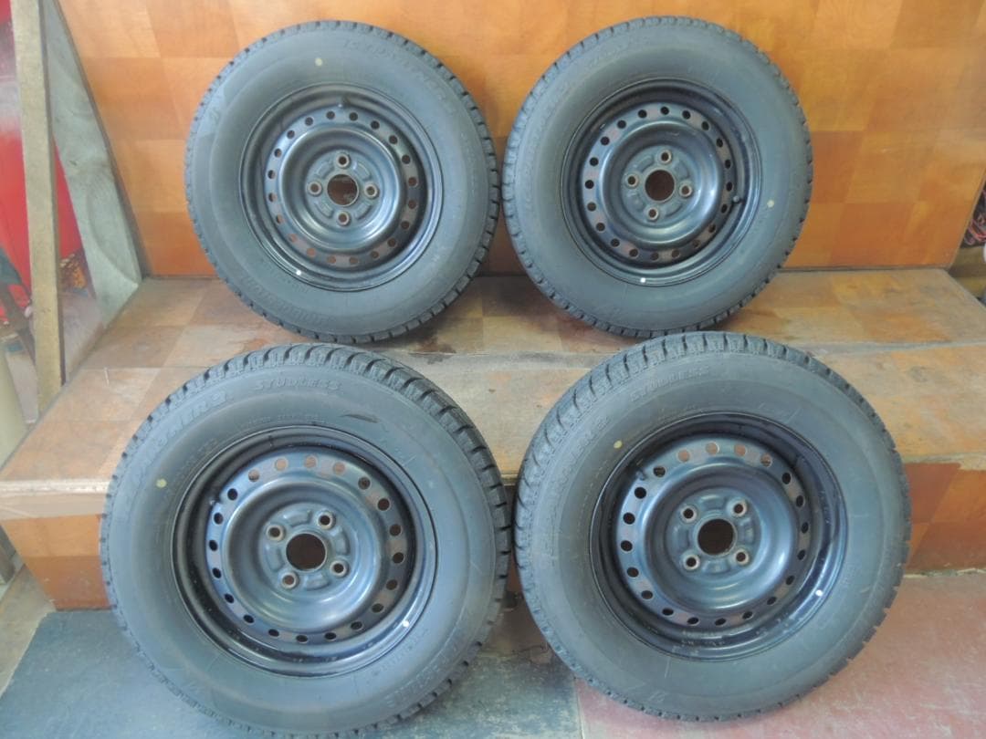 A56　145/80R13　ブリヂストン　スタッドレス　4本　ダイハツ　傷有り