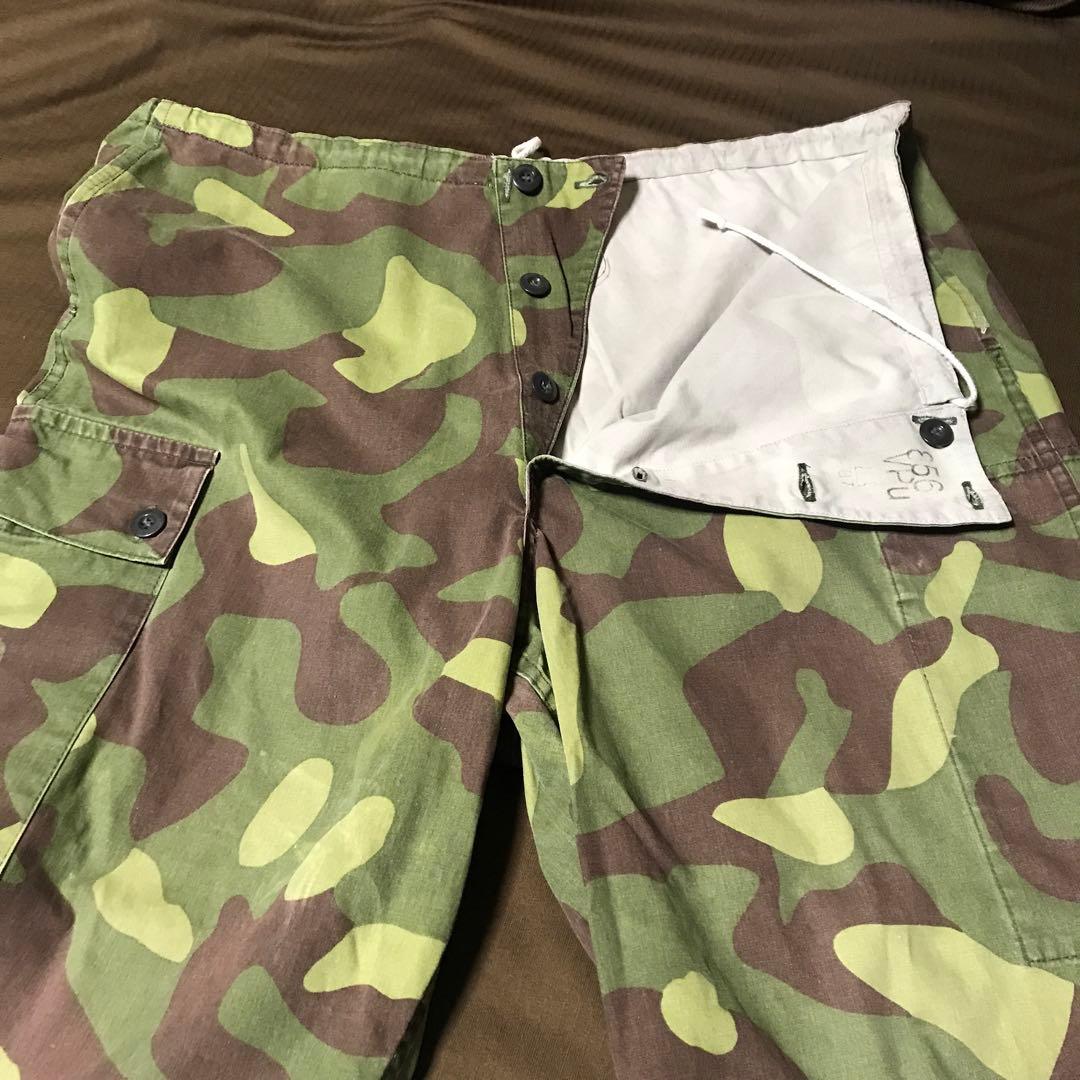 フィンランド軍　M62 オーバーパンツ　カモ　迷彩　ミリタリー　ビンテージ