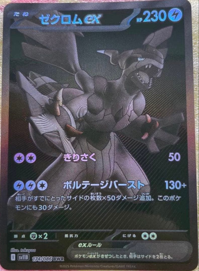 ゼクロムex トレーディングカード HP230