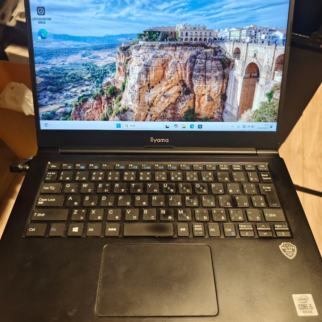iiyama i5-10210U メモリ8gb ssd128gb