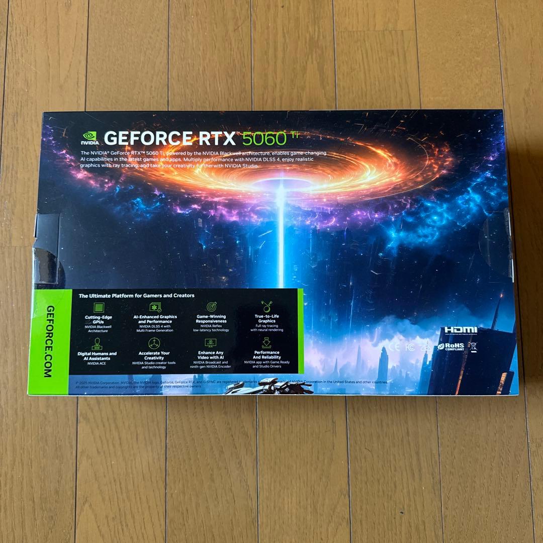 【新品】3年保証　玄人志向 GALAKURO RTX 5060 Ti 16GB