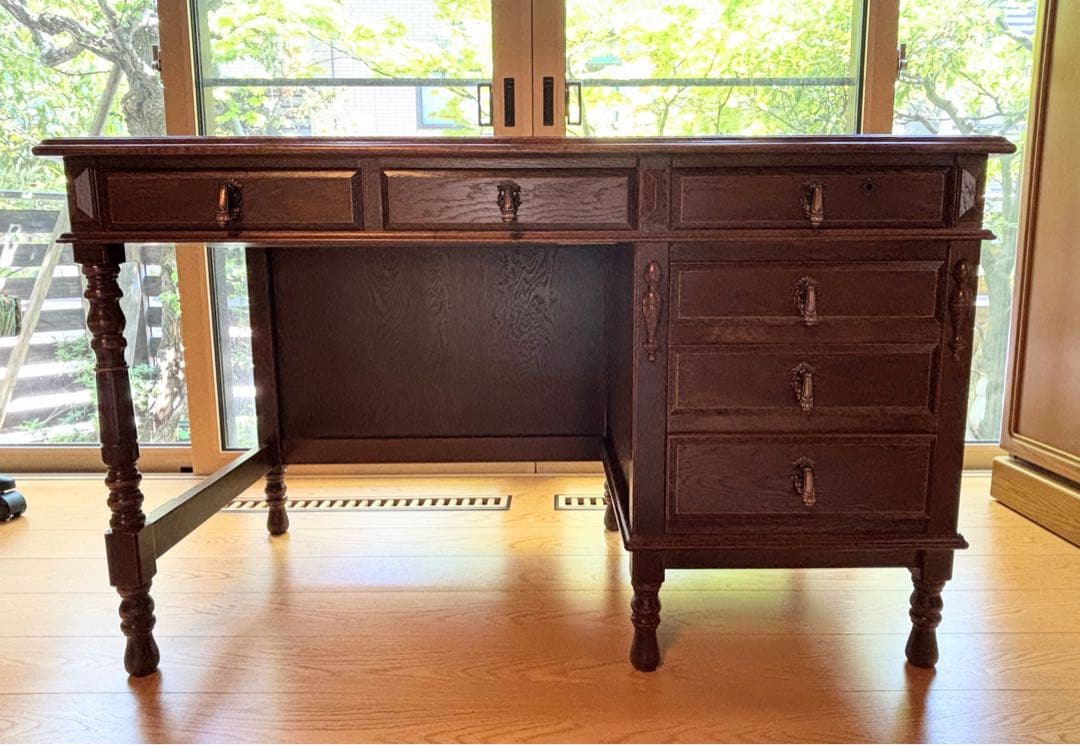 【本日最終日】三越家具ブルージュ カントリーハウス 書斎机 デスク