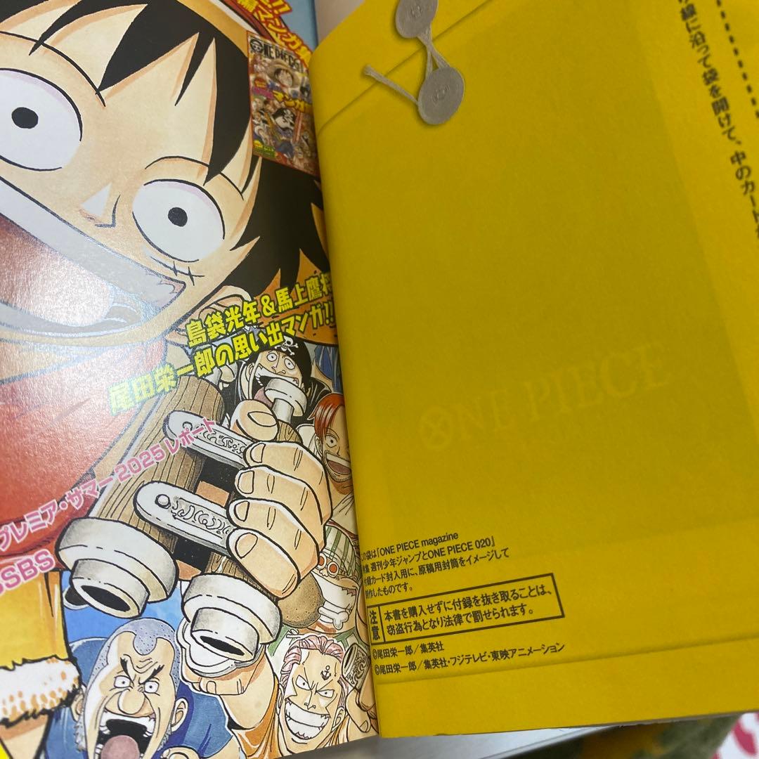【新品】プロモ付 ワンピースマガジン 20 ONE PIECE magazine