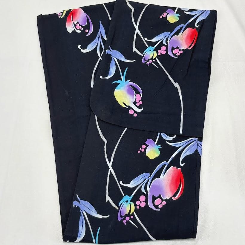 ゆりのはな　浴衣　女物　１０点　まとめ売り　未使用品～少々汚れ有り　綿　F605