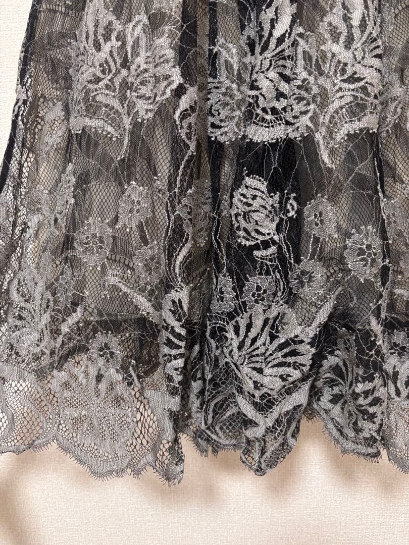 レースボリュームワンピース SNIDEL スナイデル 結婚式　ドレス