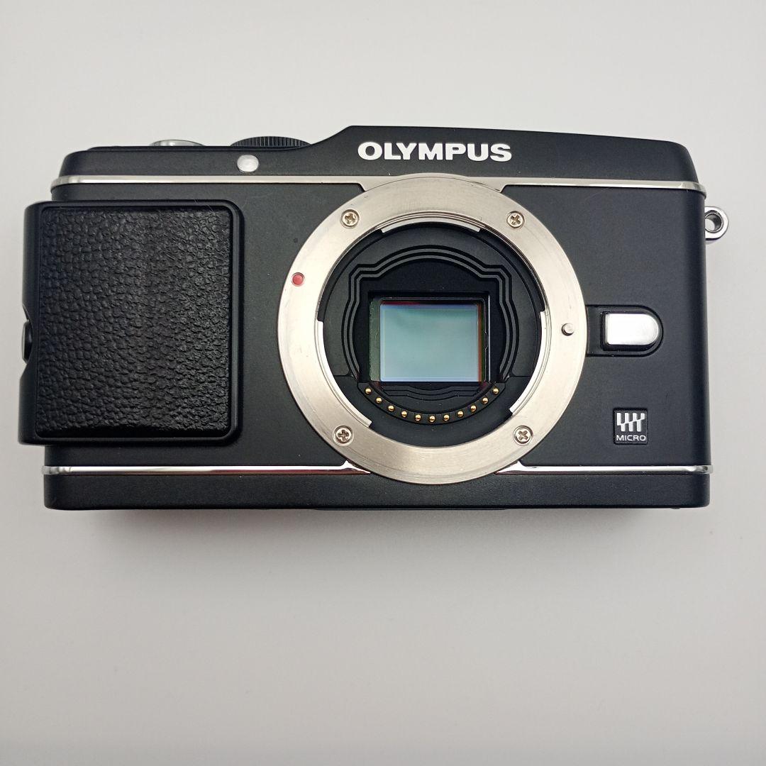 OLYMPUS E-P3 ミラーレスカメラ 黒い塗料 本体