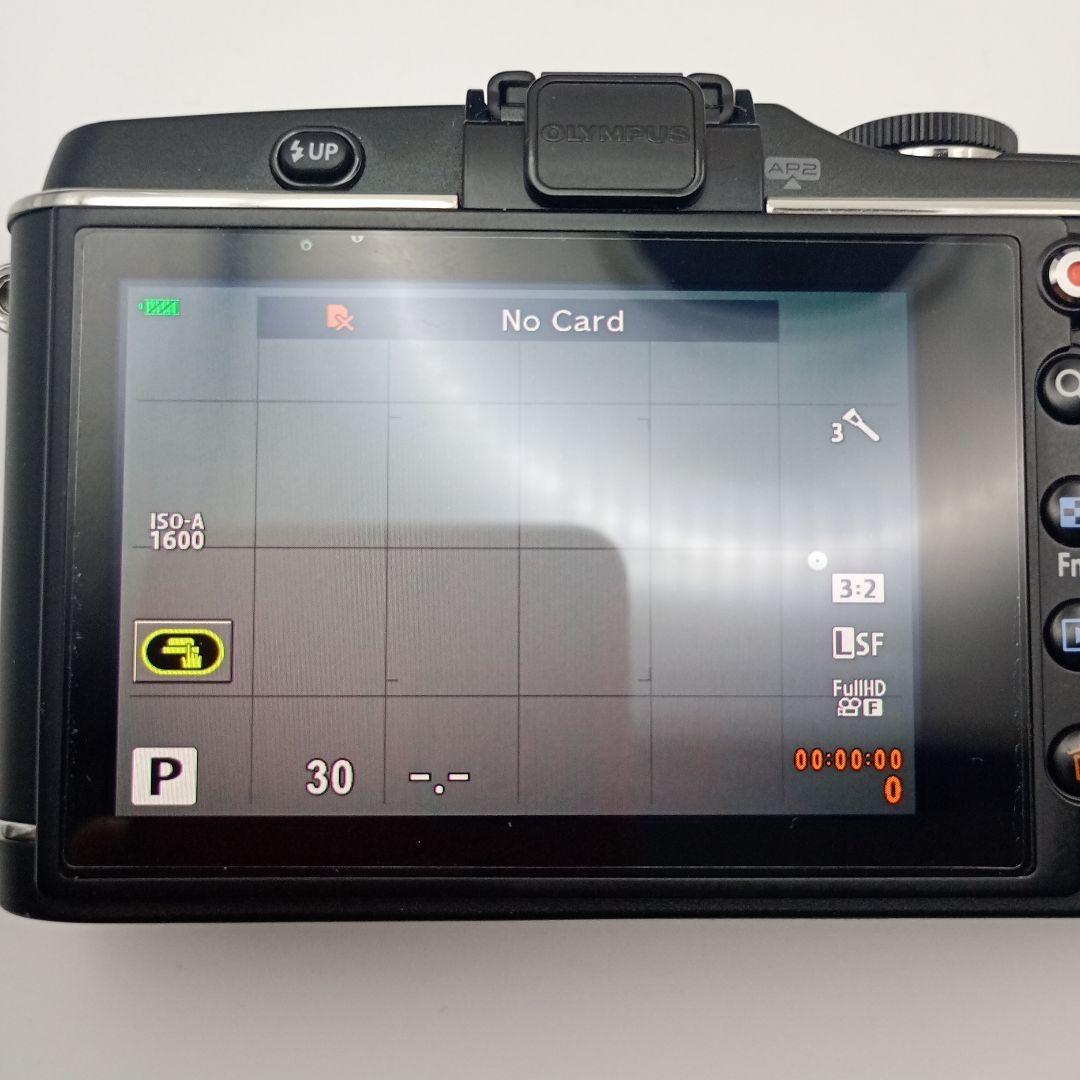 OLYMPUS E-P3 ミラーレスカメラ 黒い塗料 本体