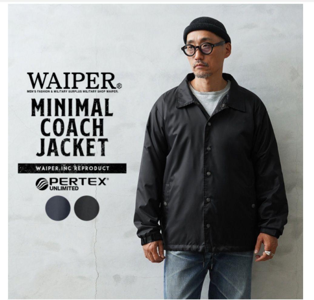 m*y様 【最終値下】WAIPER ミニマルコーチジャケット