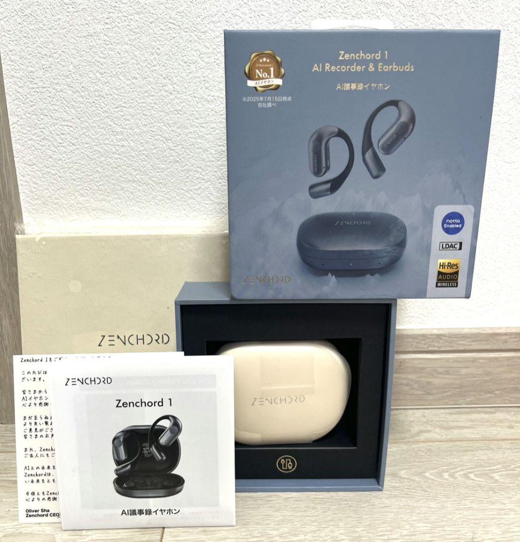 【新品】Zenchord 1 AIレコーダー・イヤフォン・ケース付き