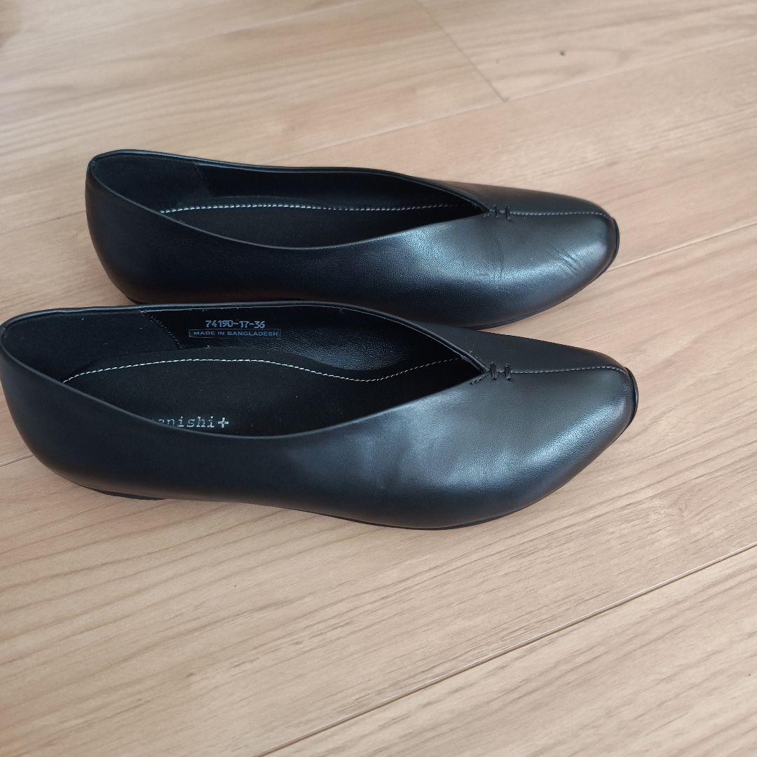 imanishi+ ユウコイマニシフラットシューズ レディース 本革