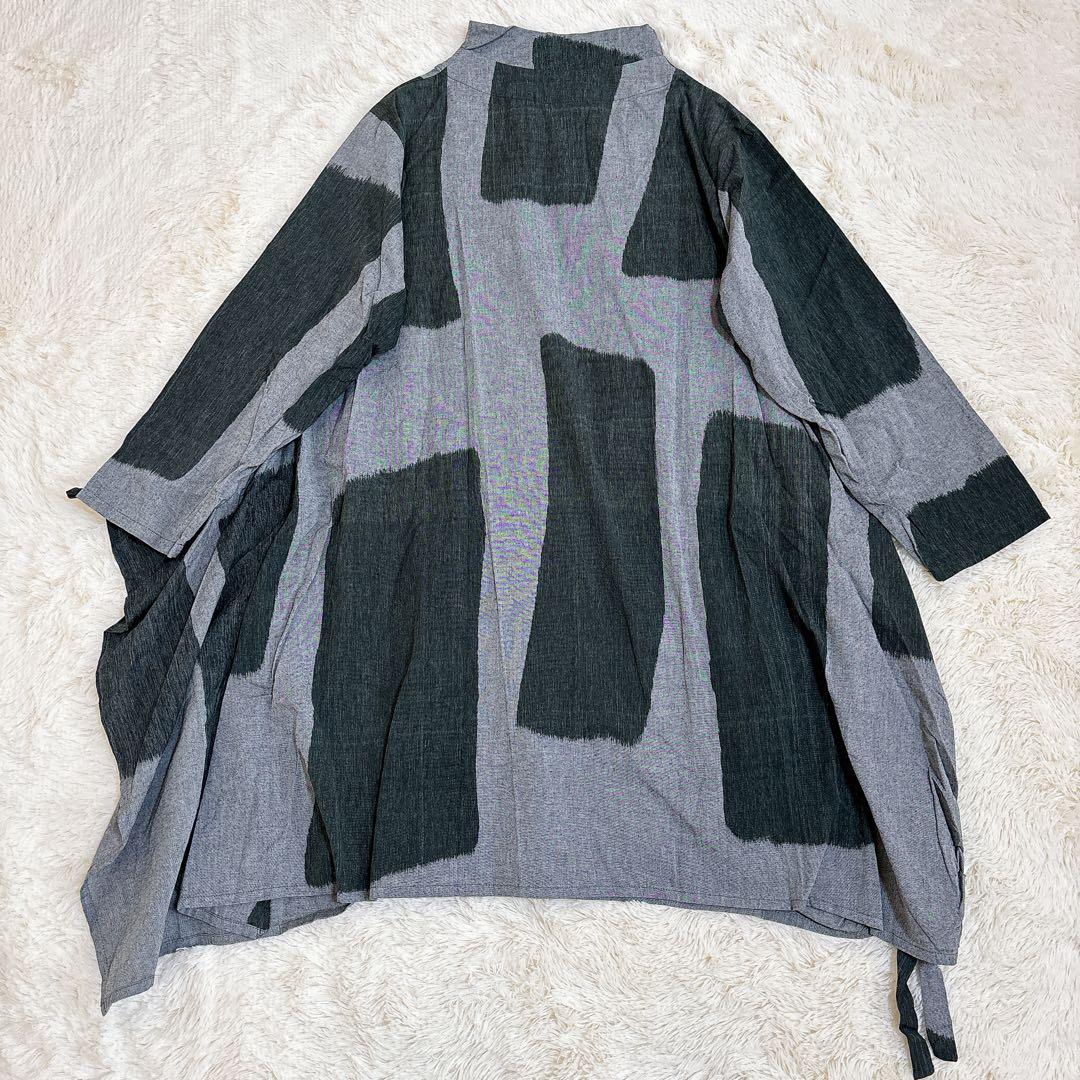 2024年モデル☆慈雨 センソユニコ アシンメトリー 変形 ロング ワンピース