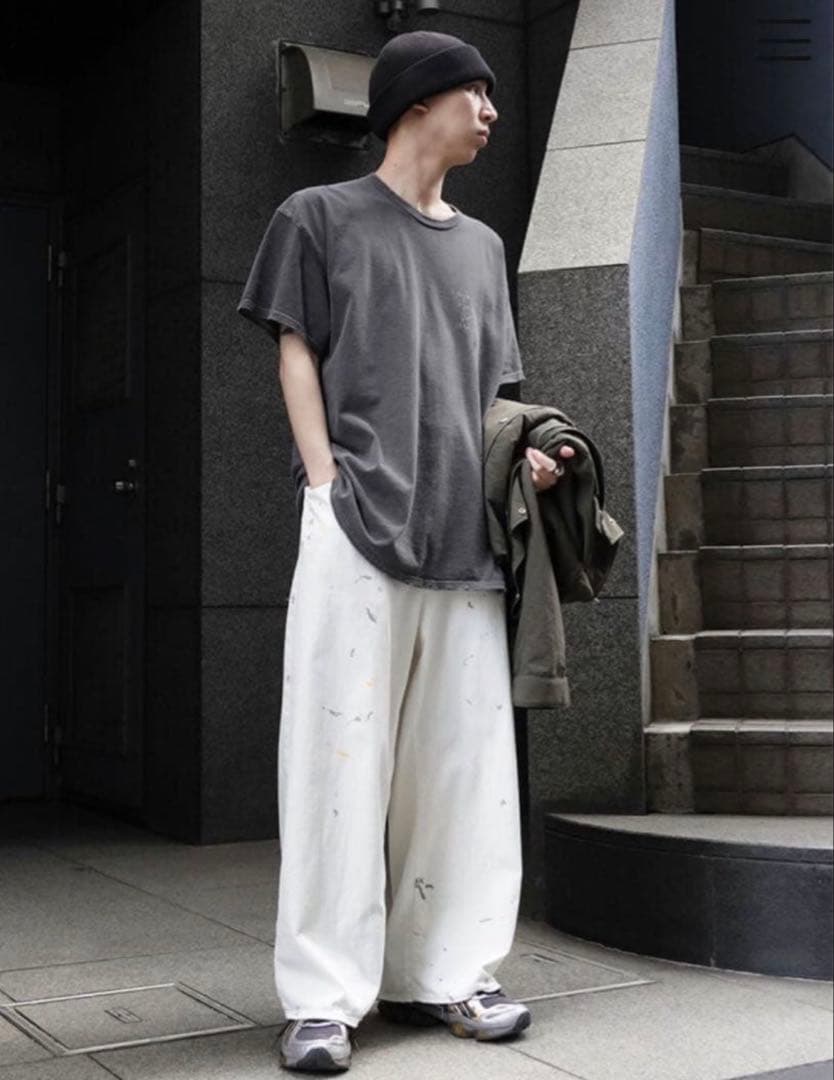 パンツ ANCELLM 25SS LIGHT OZ WIDE DENIM PANTS