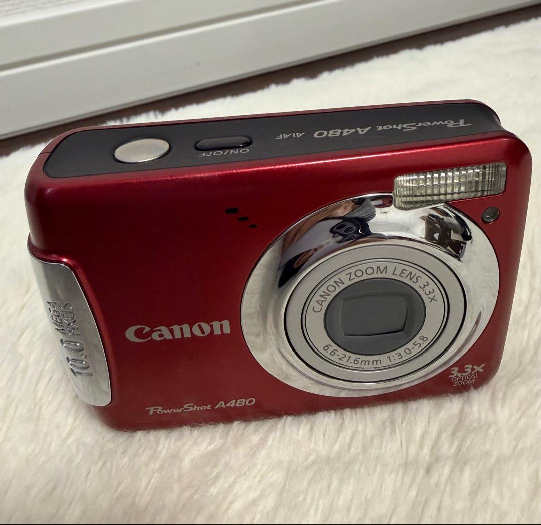 Canon PowerShot A480 レッド