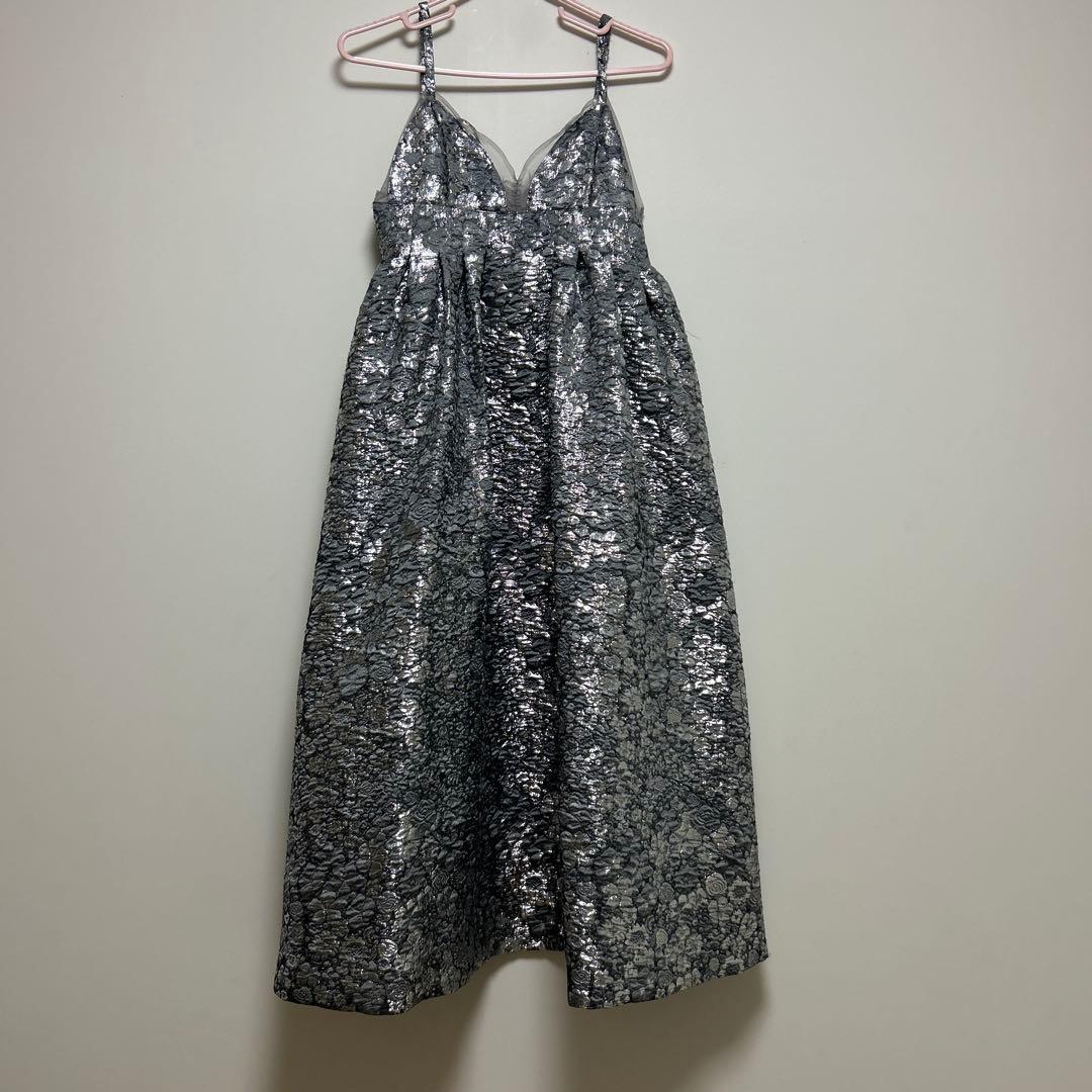 m*a様 ラメジャガードボリュームワンピース【MAISON SPECIAL】