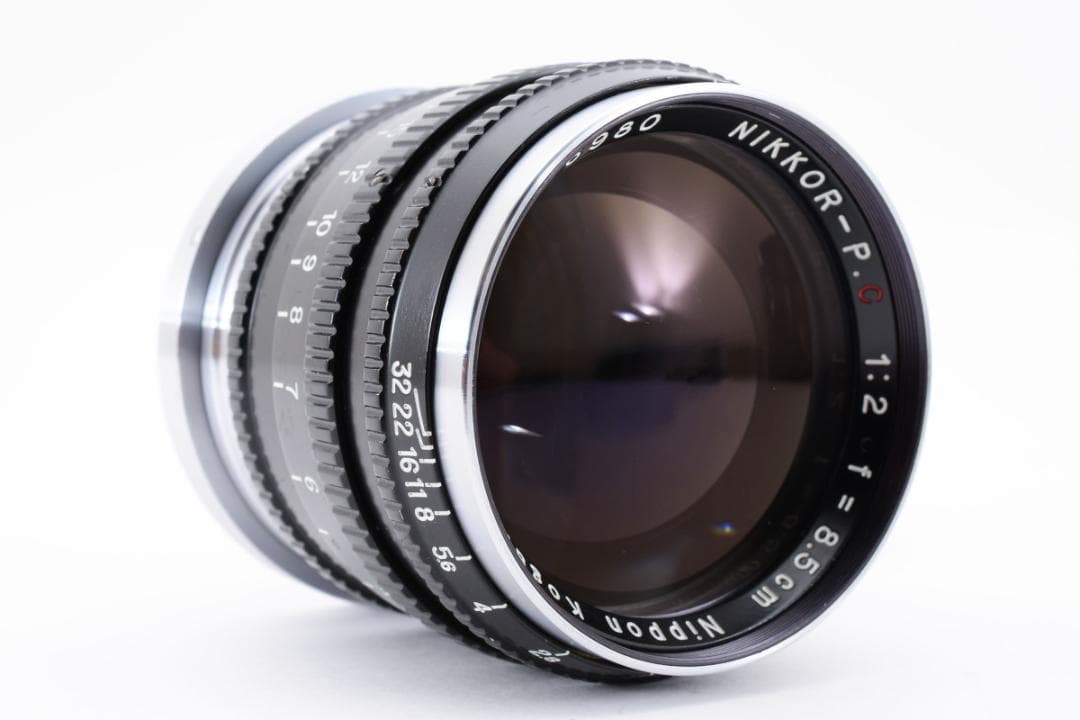 希少美品 Nikon ニコン P.C 8.5cm 85mm f/2 Sマウント