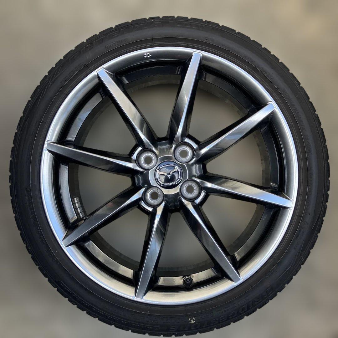 マツダ NDロードスターRF 純正17インチタイヤ&アルミホイール4本セット