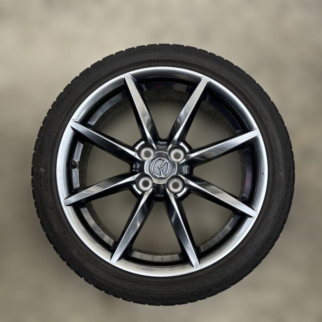 マツダ NDロードスターRF 純正17インチタイヤ&アルミホイール4本セット