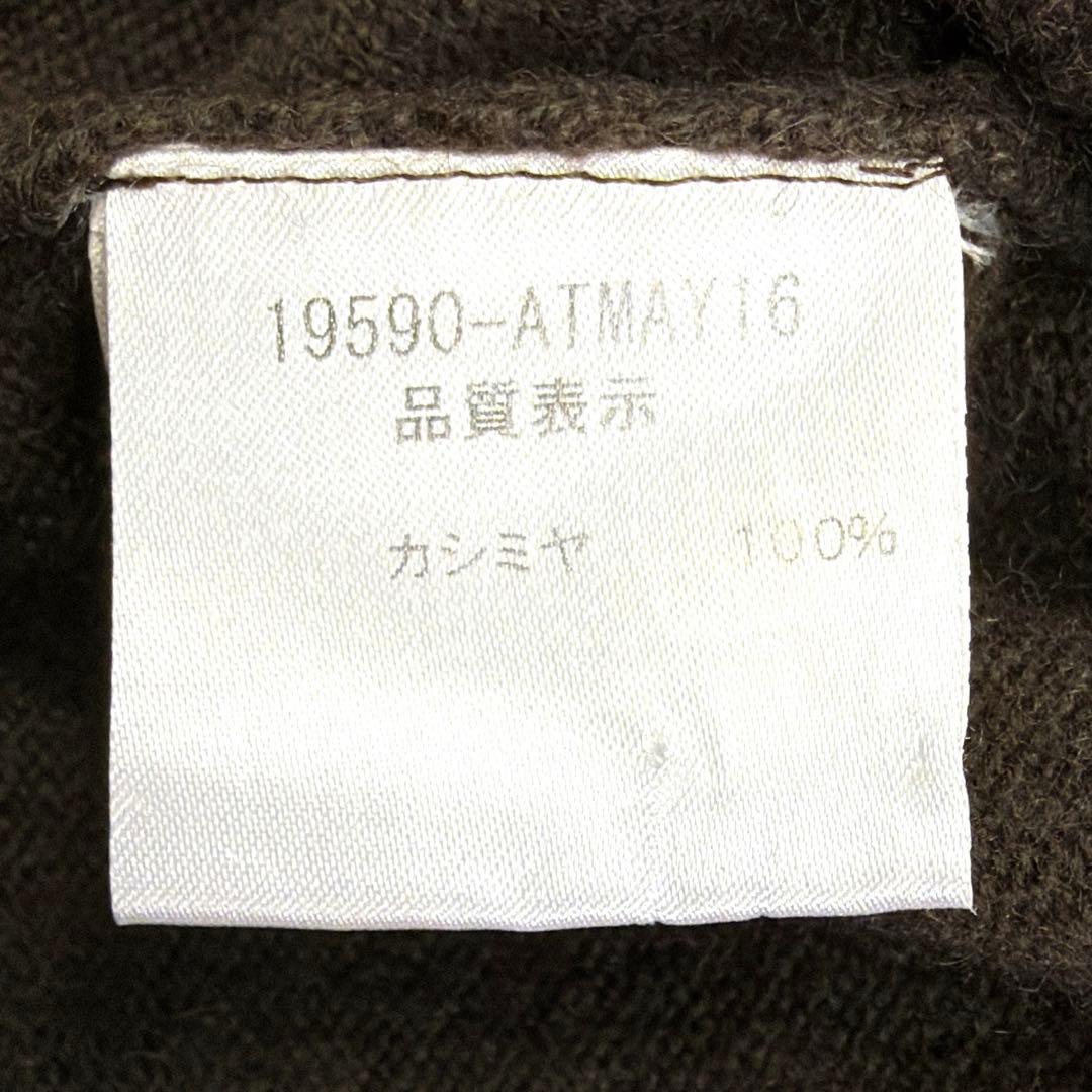 極美品 FOXEY カシミヤ ダブルジップパーカー ショート丈 ニット ブラウン