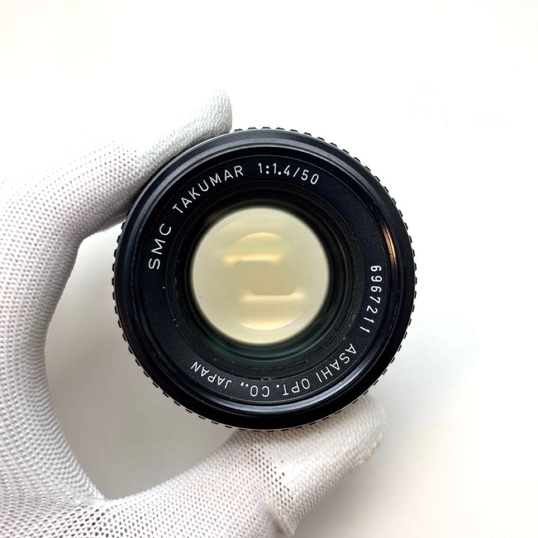 【美品】PENTAX SMC TAKUMAR 50mm f1.4 m42マウント
