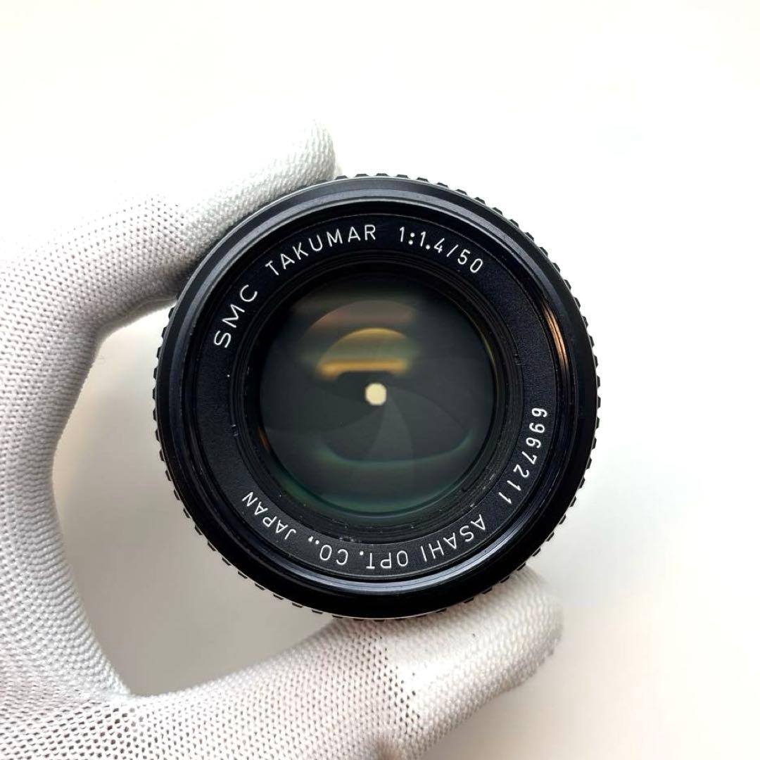 【美品】PENTAX SMC TAKUMAR 50mm f1.4 m42マウント