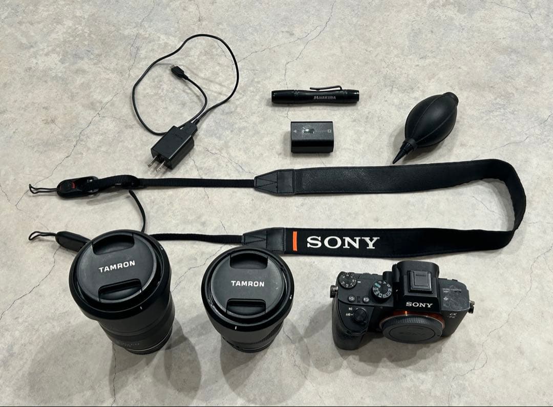 Sony α7 III セット(レンズ2本、保護フィルター、バッテリー付き)