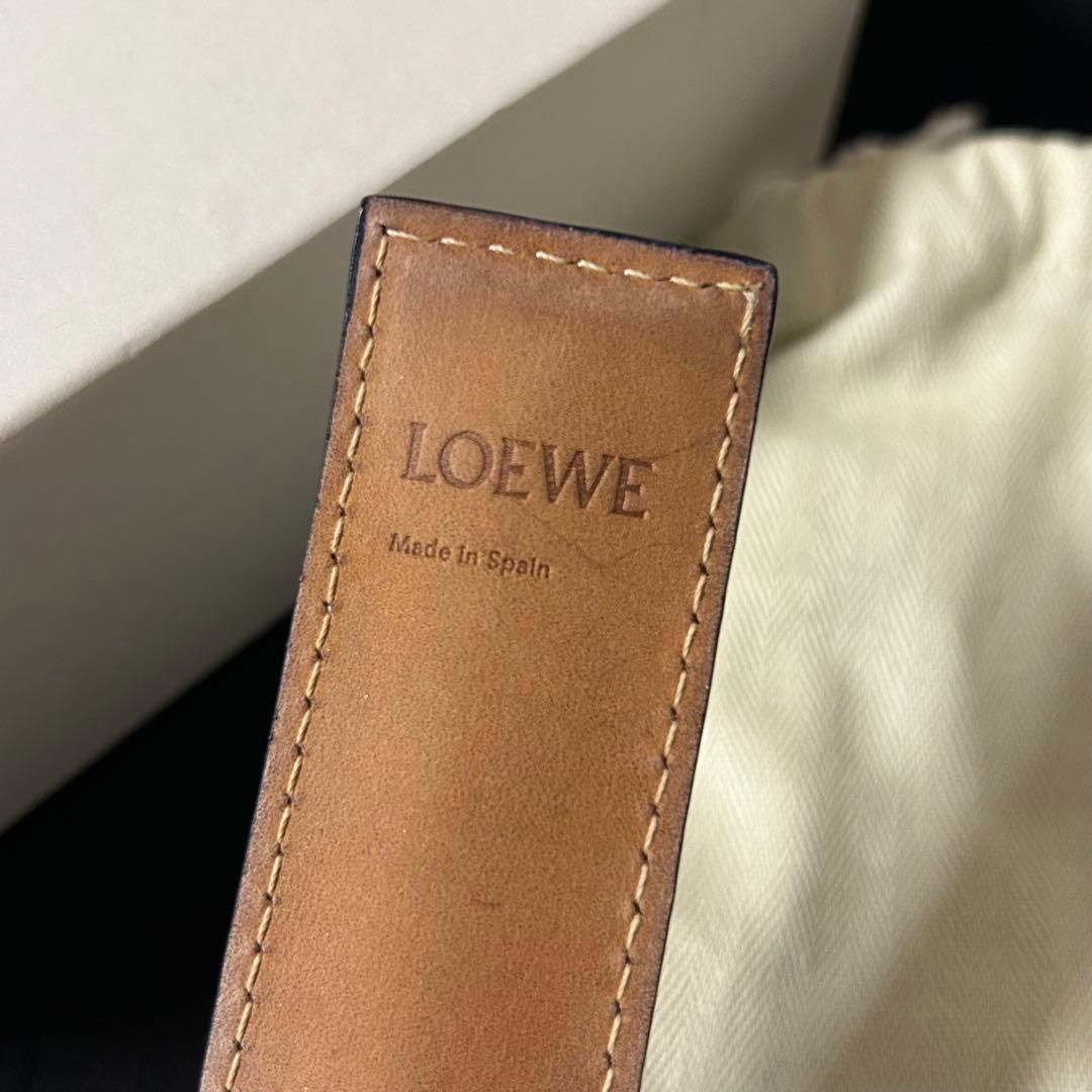 【美品】LOEWE ロエベ スラップブレスレットスモール タン(箱付き)