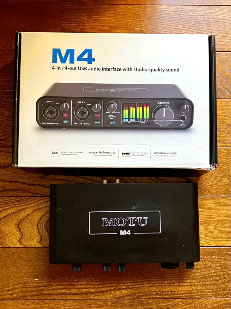 MOTU M4 オーディオインターフェイス　訳あり