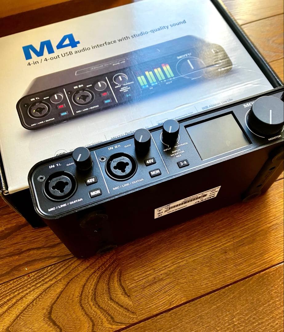 MOTU M4 オーディオインターフェイス　訳あり