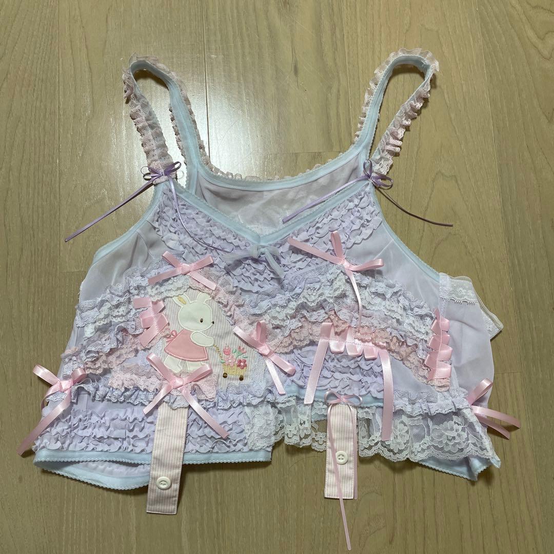 グニフニ♡うさぎちゃんのお花屋さんキャミソール