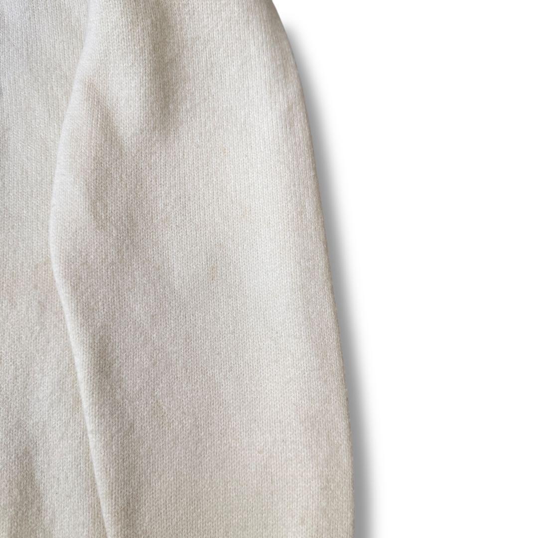 希少✨ami ニット 白 クルーネック ハート刺繍 ロゴ セーター 男女兼用