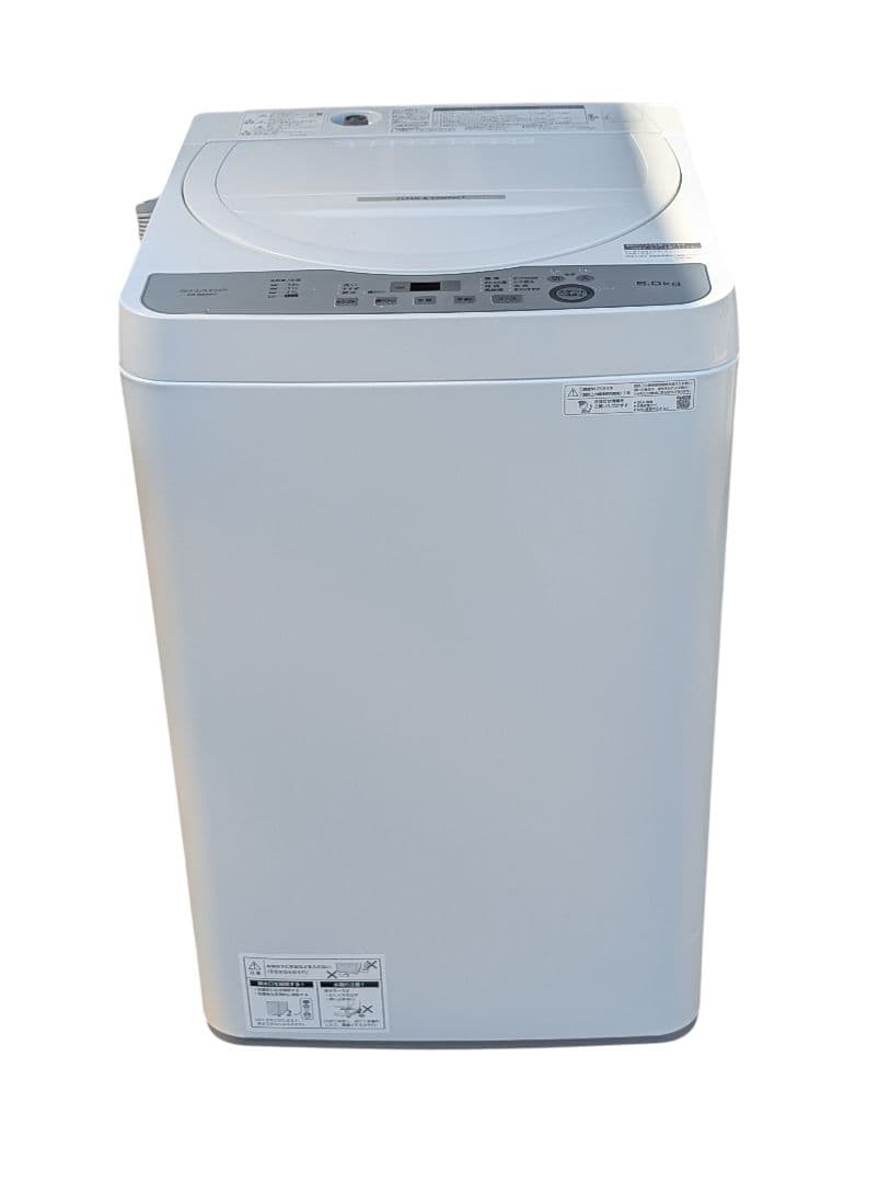 2024年製 シャープ 洗濯機 6kg ES GE6HJ 穴なし槽 高年式