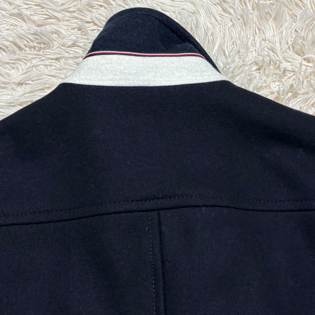 美品 トミーヒルフィガー ピーコート マンテコ社 TH TECH 裏地中綿