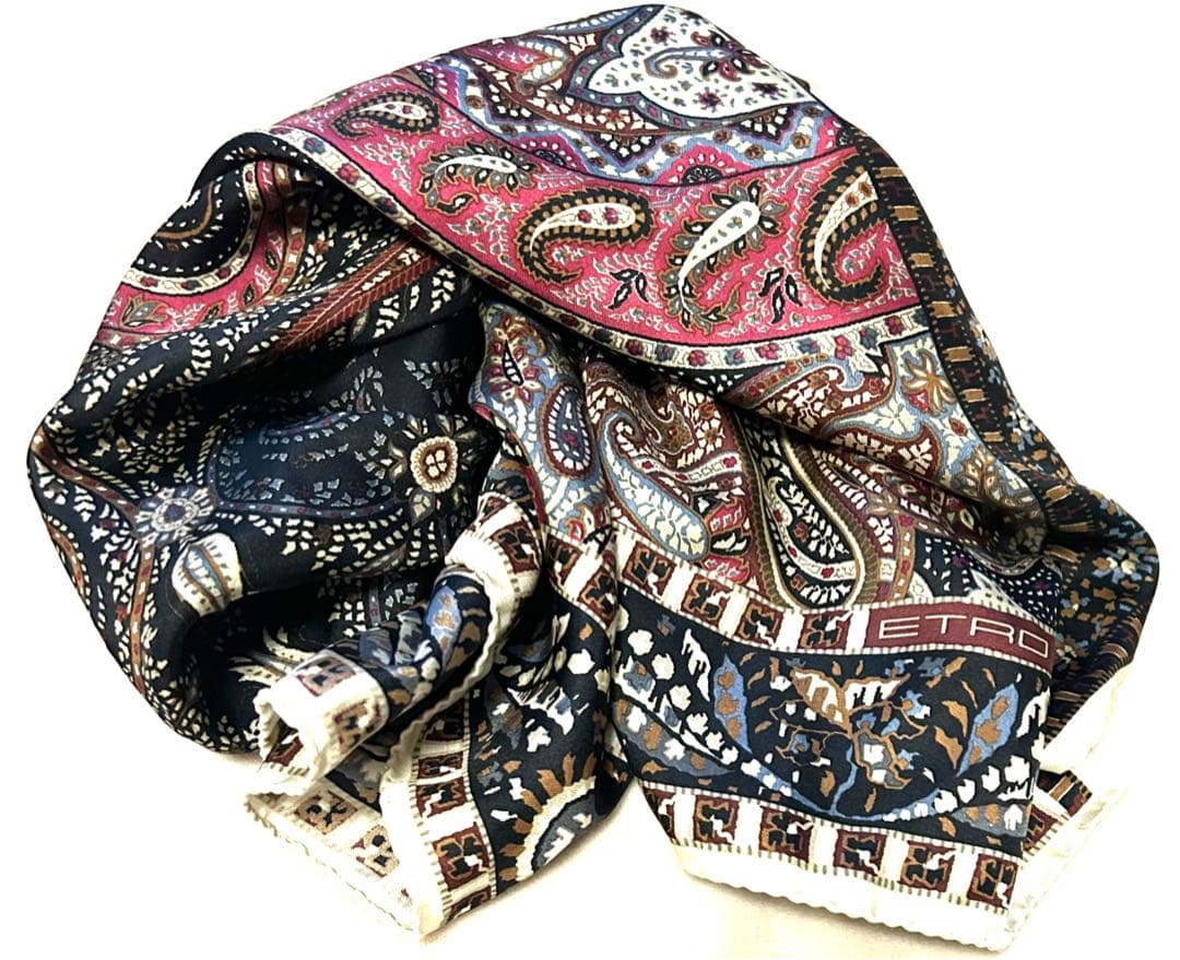 【新品】ETRO エトロ　ペイズリー　スカーフ