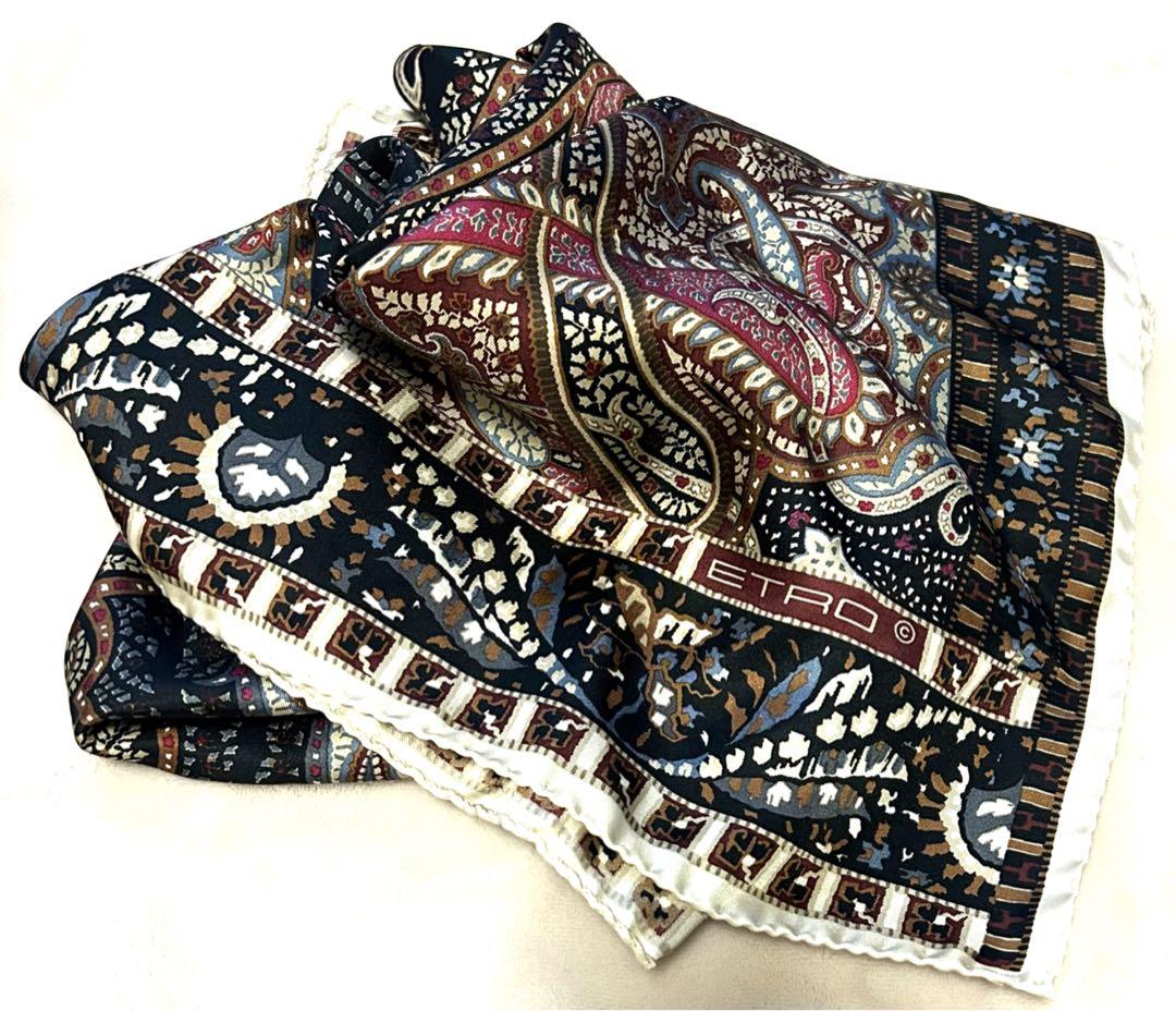【新品】ETRO エトロ　ペイズリー　スカーフ